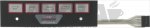 Membran für Tastatur 6 Tasten Cimbali M27/2008 Faema E98 President Restyling