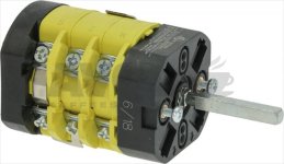 Umschalter 0-2 Stellungen 16A 600v