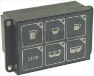 TASTATUR FÜR ELEKTRONIK-BOX 6 TASTEN