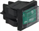 SCHALTER 2-POLIG GRÜN 15A 250V