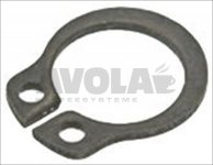 Seegerring aus Edelstahl A-8 Uni 7435