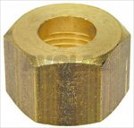 Mutter aus Messing ø 1/2