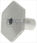DRUCKTASTE AUS ALUMINIUM