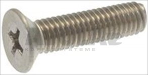 Schraube aus Inox Stahl M5x20 für Dusche