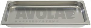 SCHALE INOX STAHL GN 1/1  530x325xH40 mm