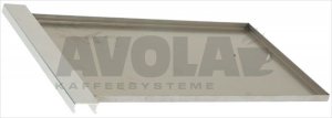 SCHALE AUS EDELSTAHL 510x320 mm