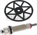 SATZ GLÄSERSPÜLER AUS MESSING VERCHROMT