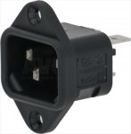 SNAP-IN STECKER 10A 250V
