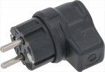 WINKELSTECKER AUS GUMMI 16A 250V