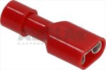 FASTON BÜCHSE ROT I 6,3x0,8 mm