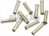 ADERENDHÜLSEN UNISOLIERT 2,5x10mm - 1 Stück