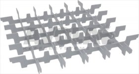 EINSATZ FÜR 36 GLÄSER ø 73 mm 6x6