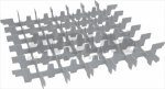 GITTER FÜR 49 GLÄSER ø 62 mm 7x7