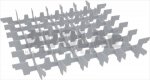 GITTER FÜR 49 GLÄSER ø 62 mm 7x7