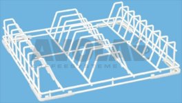 TELLERKORB 460x460x100 mm