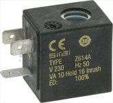 MAGNETSPULE SIRAI Z614A 230V 50Hz