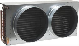 LUFTGEKÜHLTER KONDENSATOR 16T 4R 2x350