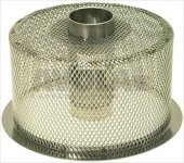 ANSAUGFILTER EDELSTAHL ø 130x90 mm