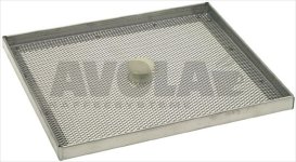 FILTER OBEN EDELSTAHL 230x200 mm