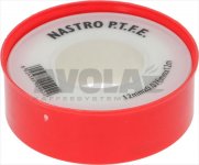 PTFE Teflonband – 12 m x 12 mm – -200 bis +260 °C
