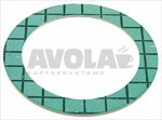 FLACHDICHTUNG ASBESTFREI ø 80x60x2 mm