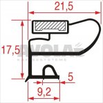 DICHTUNG MIT HALBRAHMEN 770x670 mm