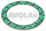 FLACHDICHTUNG ASBESTFREI ø 61x46x2 mm