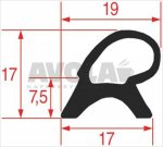 DICHTUNG FÜR BACKOFENTÜR 640x1400 mm