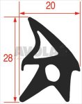 DICHTUNG FÜR OFENTÜR 2600 mm
