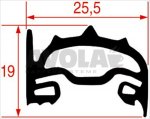 DICHTUNG FÜR OFENTÜR 690x480 mm