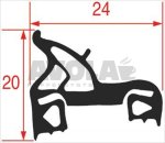 DICHTUNG FÜR OFENTÜR 1400x650 mm