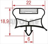 STECKDICHTUNG 705x645 mm