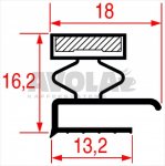 DICHTUNG MIT HALBRAHMEN 1552x322 mm