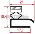 HALBRAHMENDICHTUNG 1400x610 mm