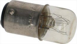 SIGNALLAMPE BA15D 7W 230V
