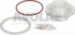 KIT HALOGENLAMPE MIT GLAS