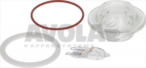 KIT HALOGENLAMPE MIT GLAS