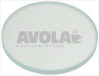 Glasscheibe   90 mm (Für Garraumbeleucht
