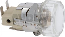 LAMPENFASSUNG MIT GLASS
