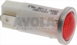 SIGNALLAMPE ROT 250V