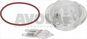 KIT HALOGENLAMPE MIT GLAS