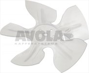 SAUGVENTILATOR ø 154 mm 28° KUNSTSTOFF