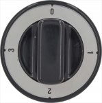DREHKNOPF SCHWARZ ø 70 mm 0-1-2-3