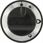 DREHKNOPF SCHWARZ ø 65 mm M/SIEBDRUCK