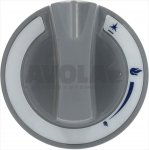 DREHKNOPF GRAU ø 60 mm M/SIEBDRUCK