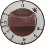 DREHKNOPF ROT ø 65 mm 0-1-2-3-4-5-6-7-8