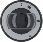 DREHKNOPF SCHWARZ ø 65 mm M/SIEBDRUCK