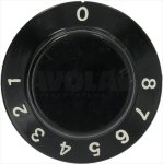 DREHKNOPF SCHWARZ ø 60mm 1-2-3-4-5-6-7-8