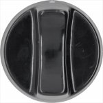 DREHKNOPF SCHWARZ ø 63 mm M/SIEBDRUCK