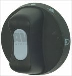 DREHKNOPF SCHWARZ ø 65 mm M/SIEBDRUCK